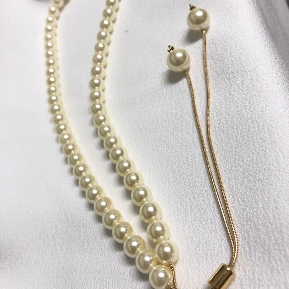 18k Filled Gold Pearl Necklace - Picture 6 of 6
